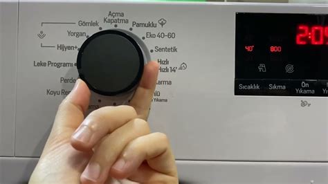 Arçelik çamaşır makinesi çeşme işareti
